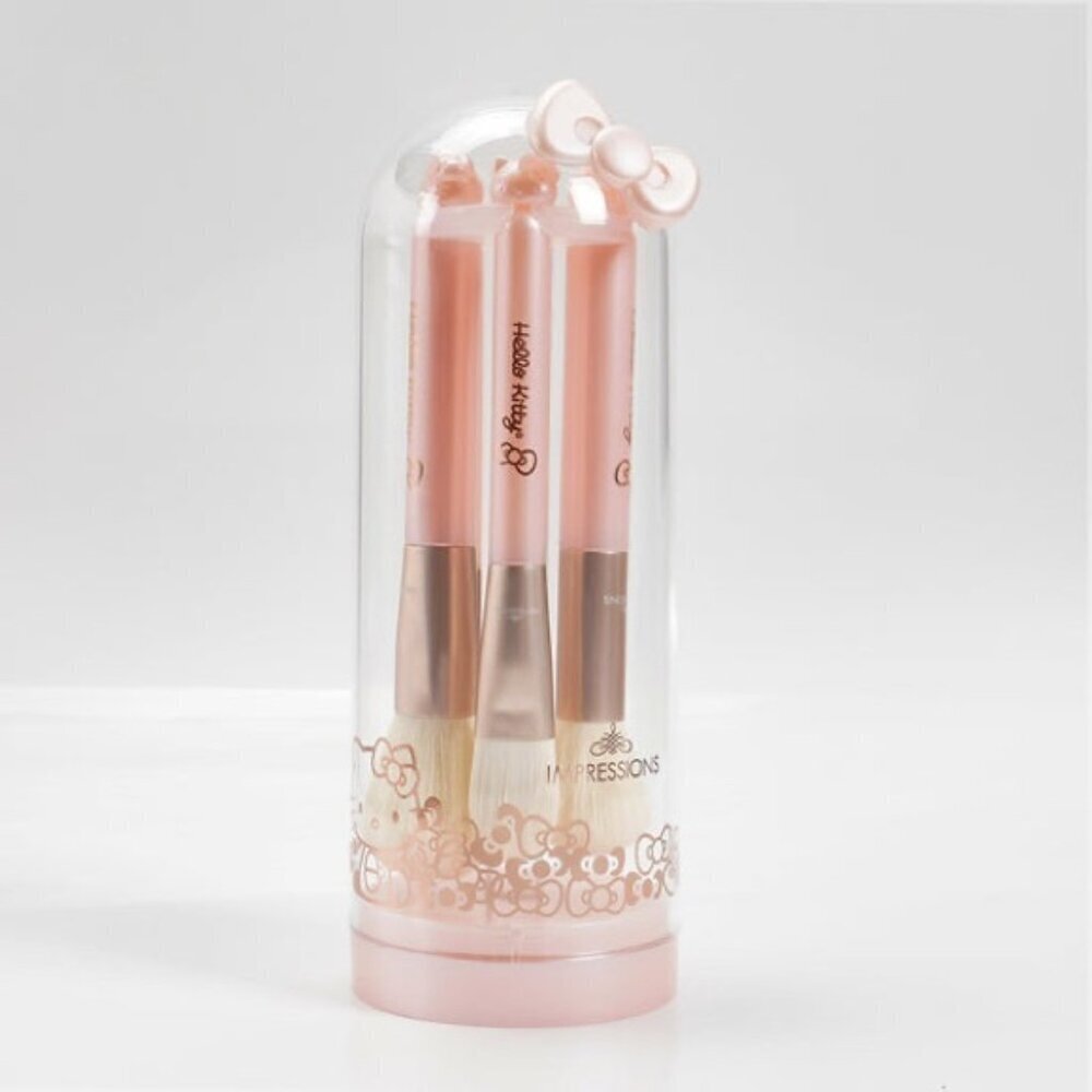 NEW IN BOX Hello Kitty  "Kawaii Icon" Bell Jar 6-PC Brush Gift Set